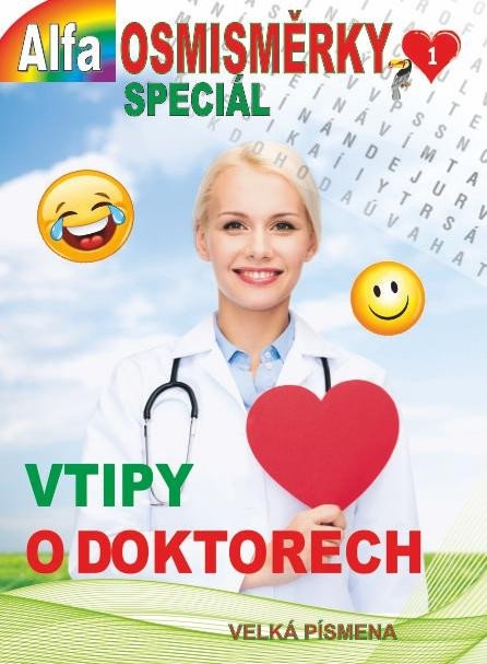 Книга Osmisměrky speciál 1/2023 - Vtipy o doktorech 