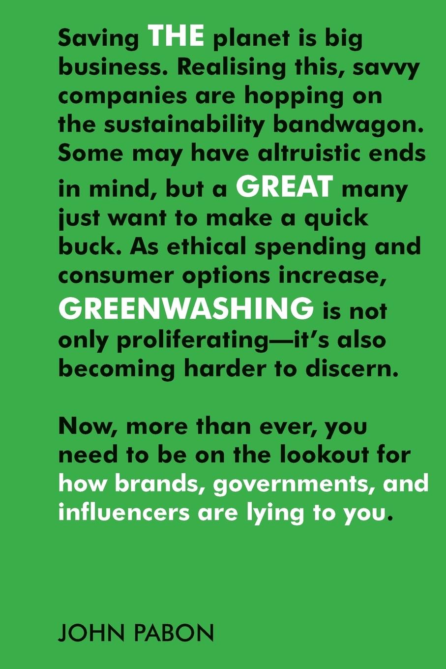 Kniha The Great Greenwashing 