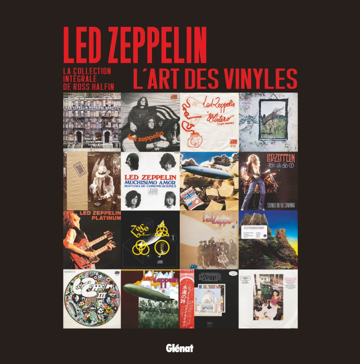 Knjiga Led Zeppelin, l'art des vinyles Ross Halfin