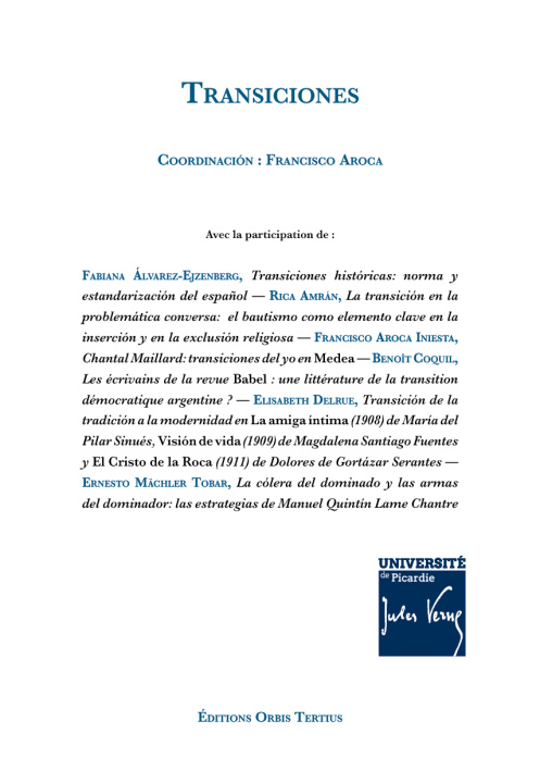 Knjiga Transiciones Francisco Aroca Iniesta