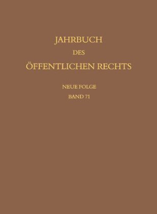 Kniha Jahrbuch des öffentlichen Rechts der Gegenwart. Neue Folge Oliver Lepsius