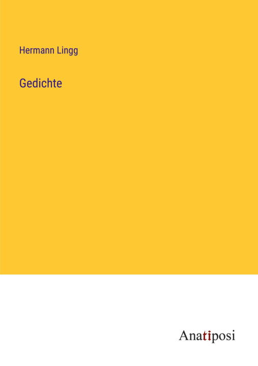 Knjiga Gedichte Hermann Lingg