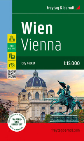 Tiskovina Wien, Stadtplan 1:15.000, freytag & berndt freytag & berndt