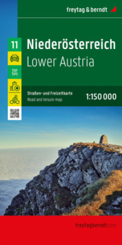 Tiskovina Niederösterreich, Straßen- und Freizeitkarte 1:150.000, freytag & berndt freytag & berndt