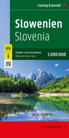 Tiskovina Slowenien, Straßen- und Freizeitkarte 1:200.000, freytag & berndt freytag & berndt