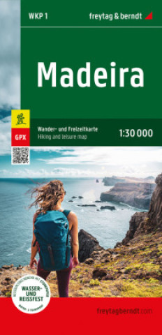 Nyomtatványok Madeira, Wander- und Freizeitkarte 1:30.000, freytag & berndt freytag & berndt
