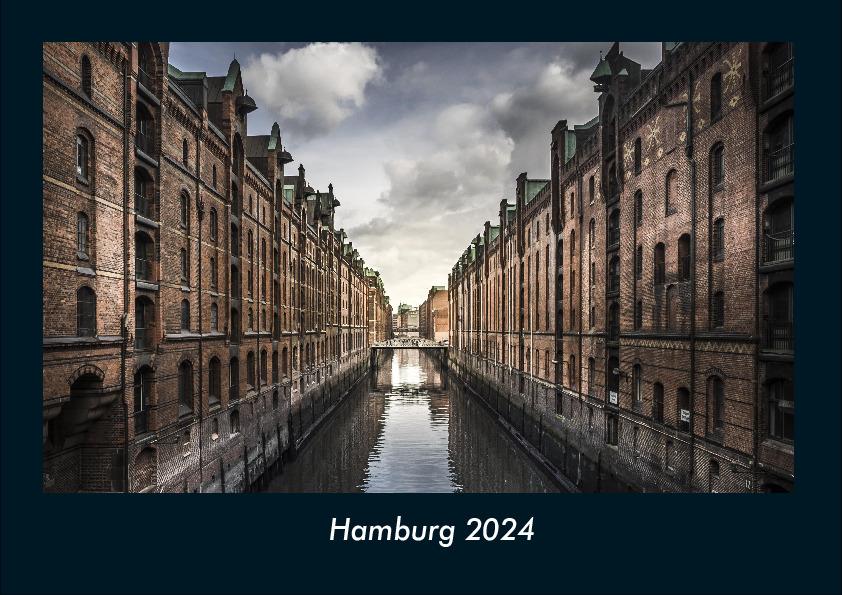 Ημερολόγιο/ημερολόγιο ατζέντα Hamburg 2024 Fotokalender DIN A4 