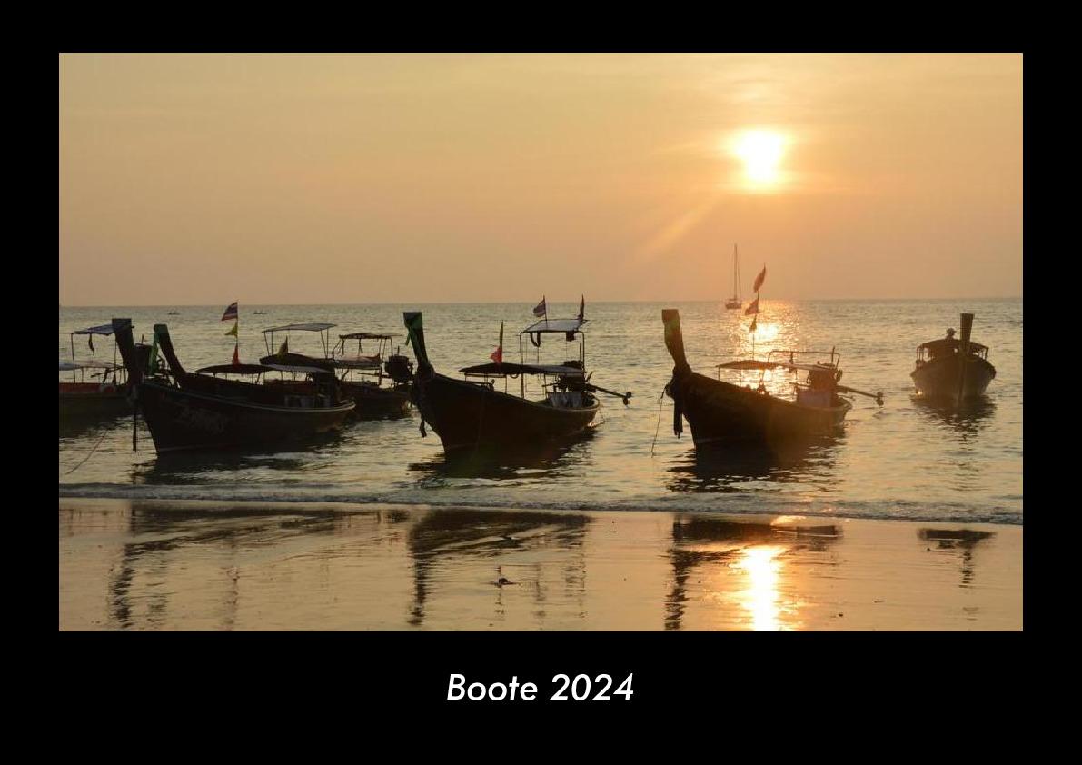 Calendar / Agendă Boote 2024 Fotokalender DIN A3 