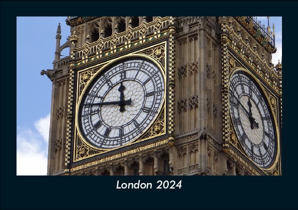 Календар/тефтер London 2024 Fotokalender DIN A5 