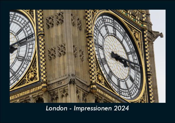 Kalendarz/Pamiętnik London - Impressionen 2024 Fotokalender DIN A5 