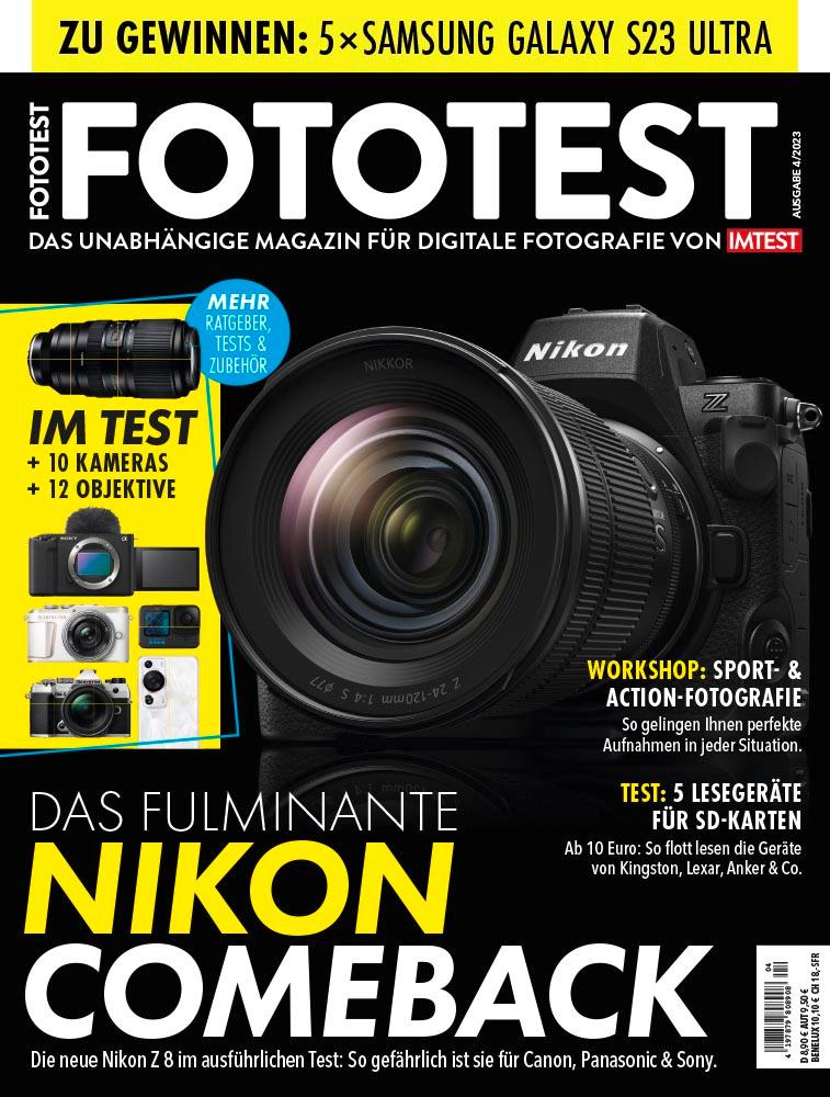 Carte FOTOTEST - Das unabhängige Magazin für digitale Fotografie von IMTEST 