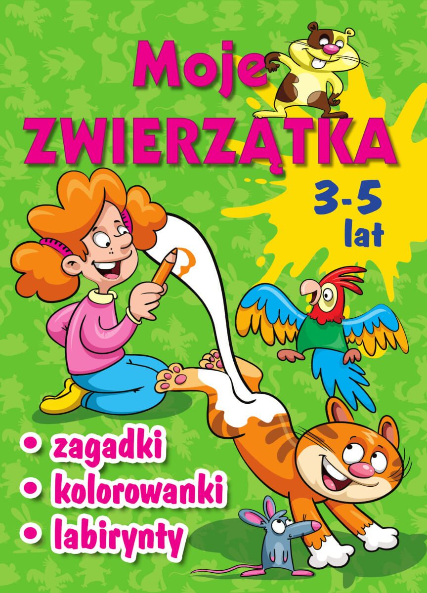 Carte Moje zwierzątka Zagadki, kolorowanki, labirynty Górski Wojciech
