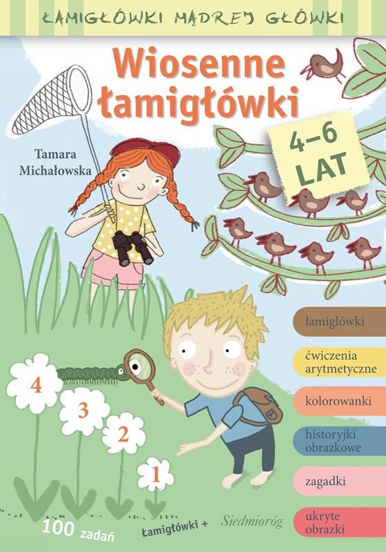 Könyv Wiosenne łamigłówki Łamigłówki mądrej główki Michałowska Tamara