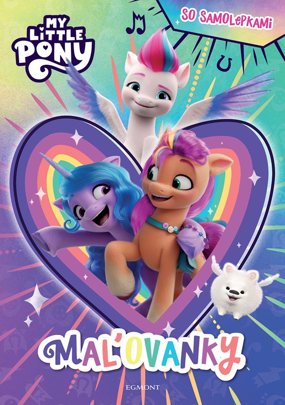 Book My Little Pony - Maľovanky so samolepkami 