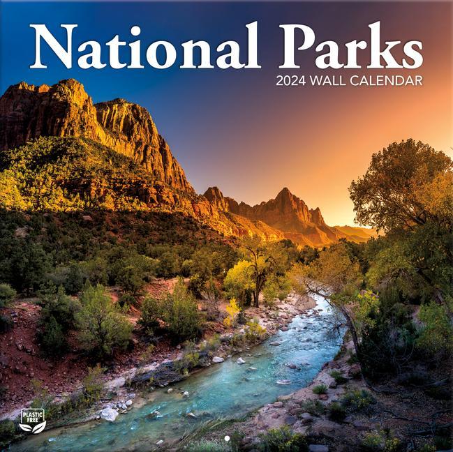 Календар/тефтер National Parks 2024 12x12 Photo Wall Calendar 