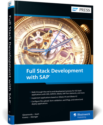 Kniha Full Stack Development with SAP Rene Glavanovits