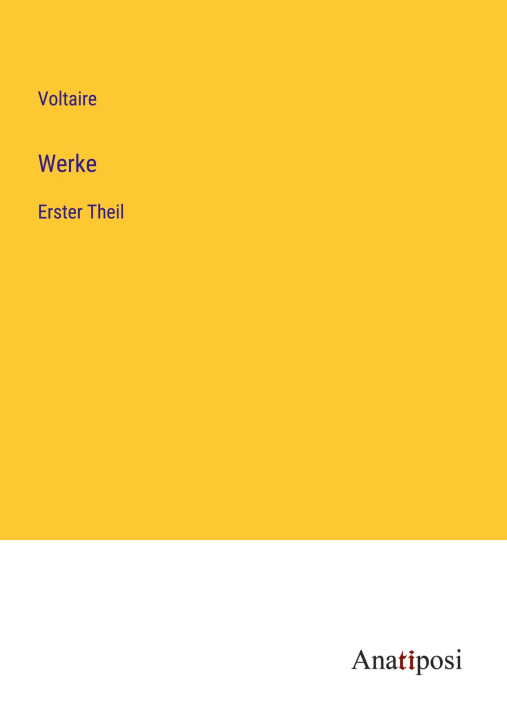 Knjiga Werke Voltaire