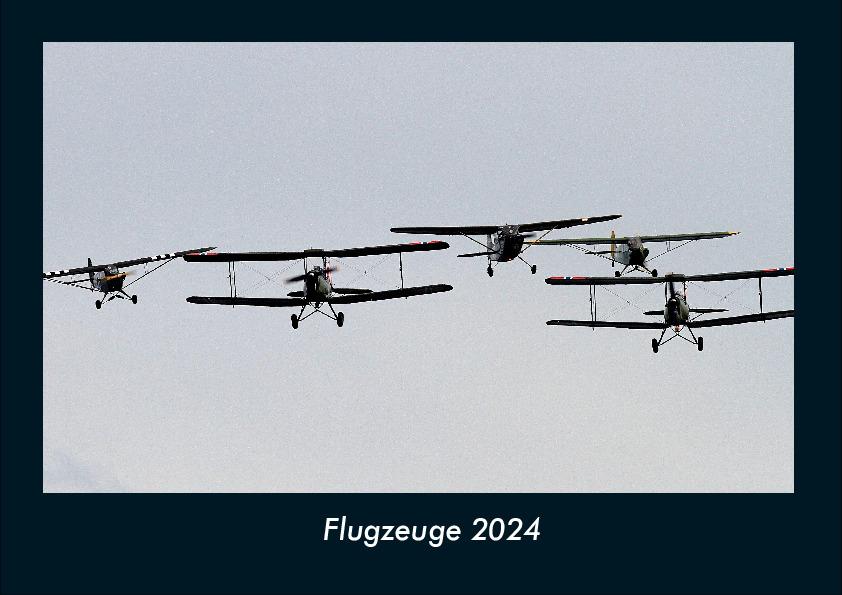 Naptár/Határidőnapló Flugzeuge 2024 Fotokalender DIN A4 