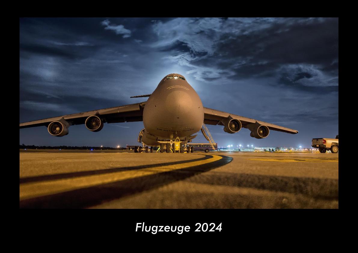 Naptár/Határidőnapló Flugzeuge 2024 Fotokalender DIN A3 