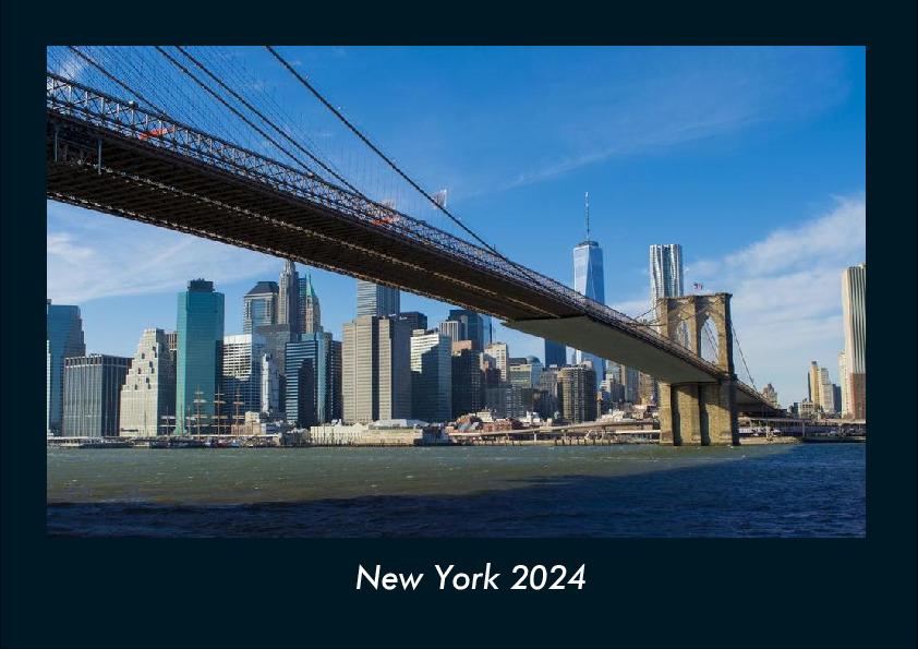 Kalendář/Diář New York 2024 Fotokalender DIN A4 