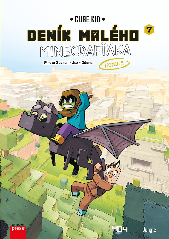 Book Deník malého Minecrafťáka: komiks 7 Cube Kid