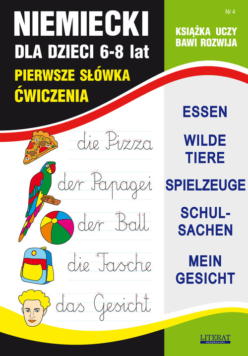 Kniha Niemiecki dla dzieci 6-8 lat Nr 4 Basse Monika