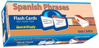 Articles imprimés Spanish Phrases Flash Cards (1000 Cards) : A QuickStudy Reference Tool Levy