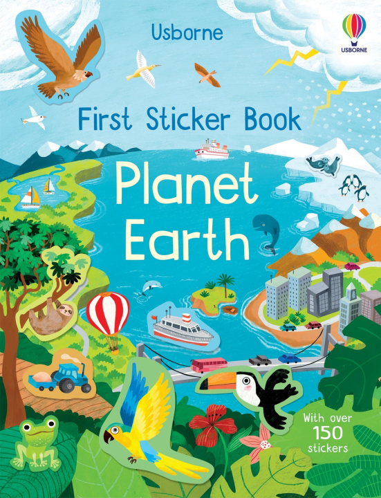 Carte First Sticker Book Planet Earth Anna Mongay Monteso