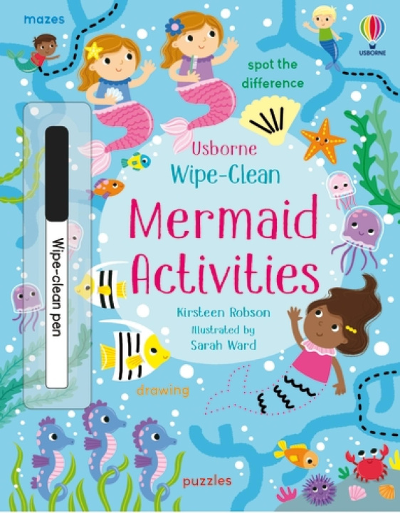 Livro Wipe-Clean Mermaid Activities Sarah Ward