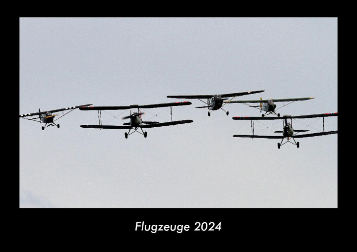 Naptár/Határidőnapló Flugzeuge 2024 Fotokalender DIN A3 