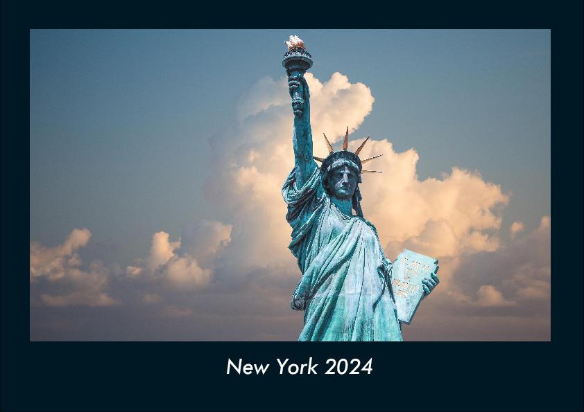 Naptár/Határidőnapló New York 2024 Fotokalender DIN A4 
