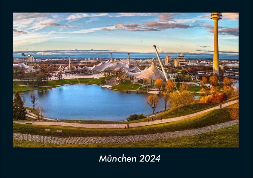 Naptár/Határidőnapló München 2024 Fotokalender DIN A4 