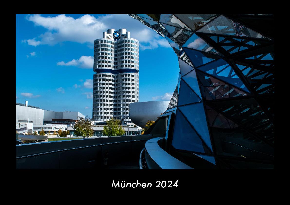 Naptár/Határidőnapló München 2024 Fotokalender DIN A3 