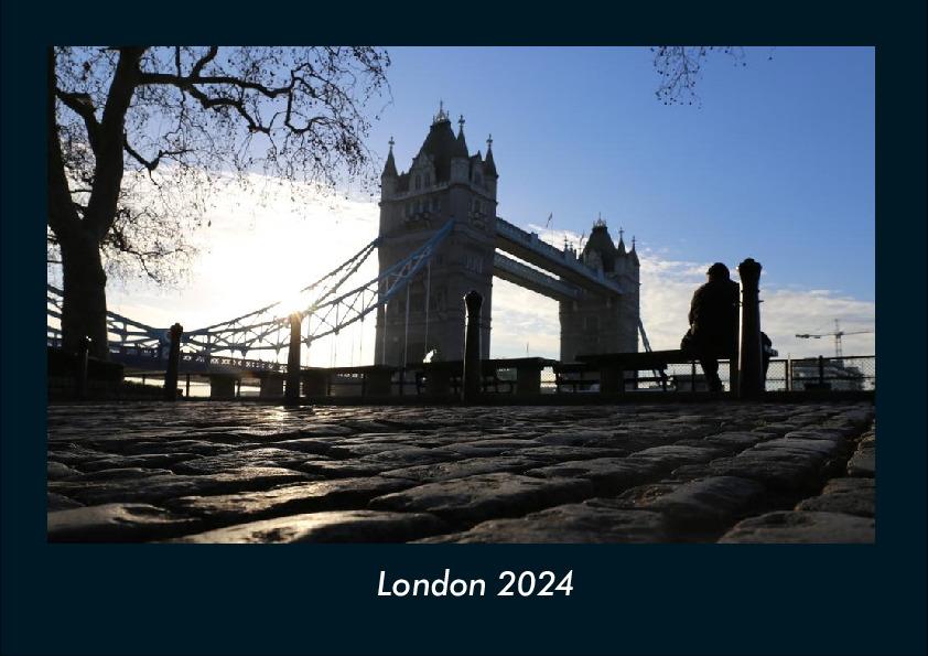 Календар/тефтер London 2024 Fotokalender DIN A4 