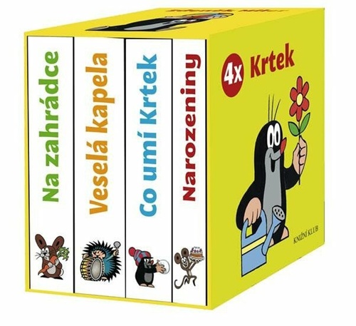 Книга 4x Krtek (komplet v krabičce) Zdeněk Miler
