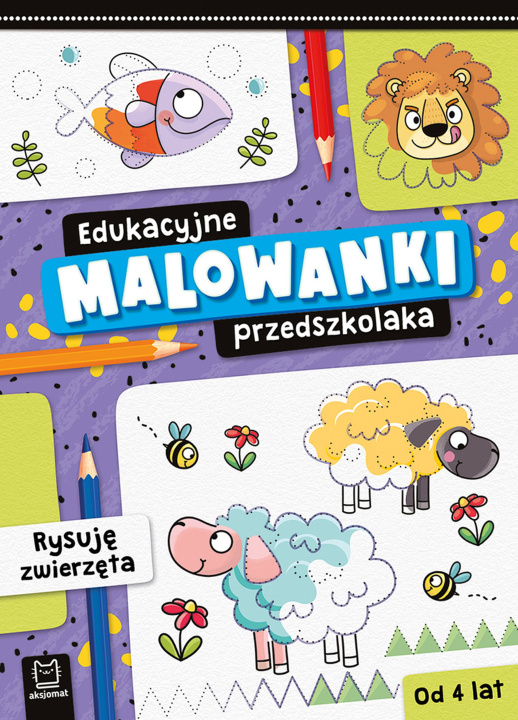 Book Edukacyjne malowanki przedszkolaka Rysuję zwierzęta Kłodnicka Olga