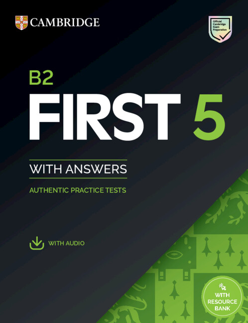 Kniha B2 First 5 Student's Book with Answers with Audio with Resource Bank 
