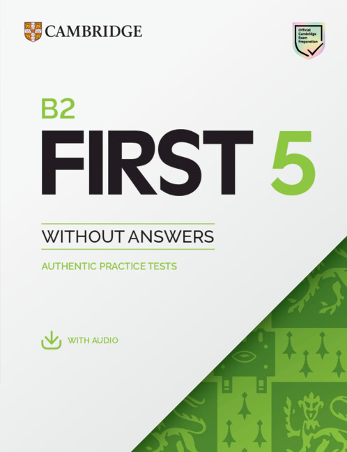 Книга B2 First 5 Student's Book without Answers with Audio 