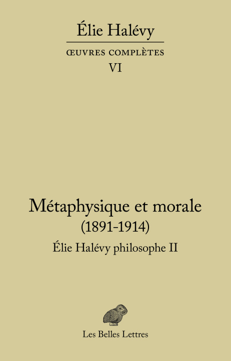 Knjiga Oeuvres complètes VI Élie Halévy
