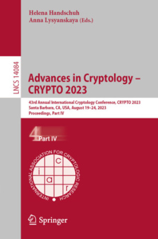 Libro Advances in Cryptology - CRYPTO 2023 Helena Handschuh