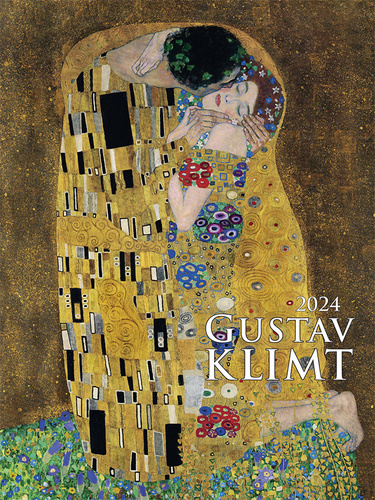 Календар/тефтер Gustav Klimt 2024 - nástěnný kalendář 