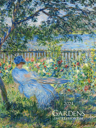 Calendar/Diary Gardens Impressionism 2024 - nástěnný kalendář 