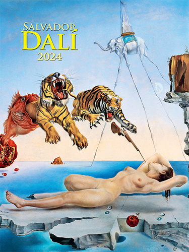 Kalendář/Diář Salvador Dalí 2024 - nástěnný kalendář 