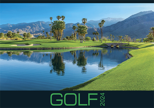 Kalendár/Diár Golf 2024 - nástěnný kalendář 