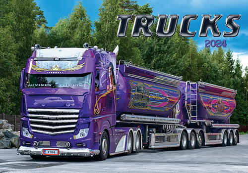 Calendar / Agendă Trucks 2024 - nástěnný kalendář 