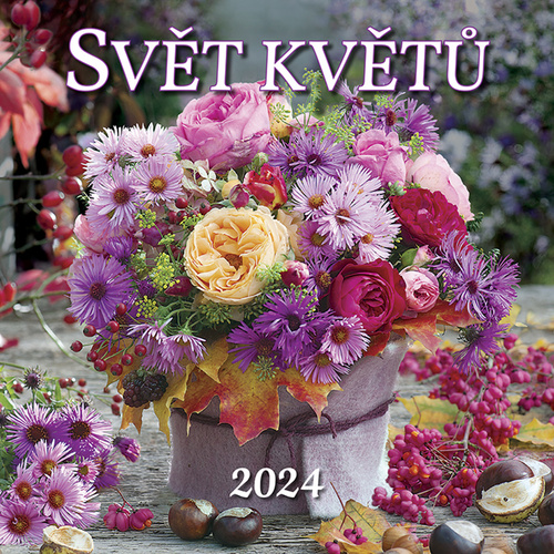 Calendar / Agendă Svět květů 2024 - nástěnný kalendář 