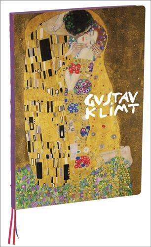 Kniha The Kiss : Gustav Klimt A4 Notebook /anglais KLIMT GUSTAV