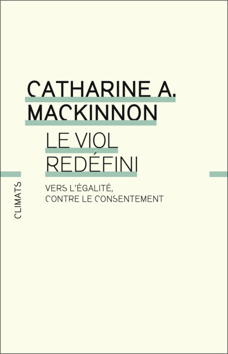 Buch Le Viol redéfini MacKinnon