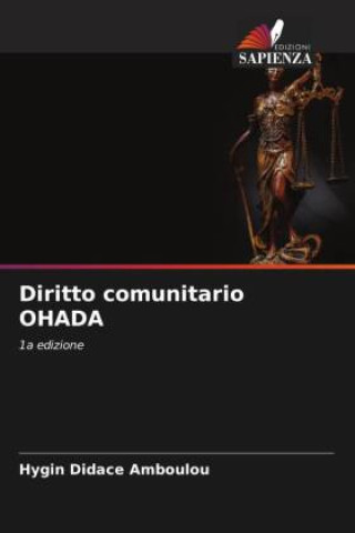 Knjiga Diritto comunitario OHADA Hygin Didace AMBOULOU