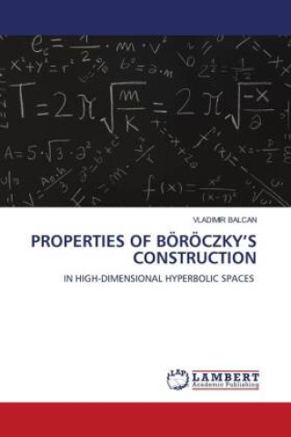 Kniha PROPERTIES OF BÖRÖCZKY?S CONSTRUCTION 